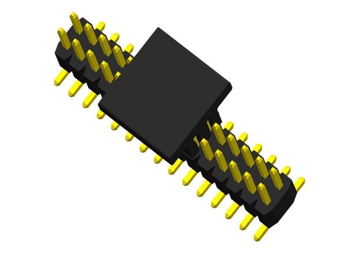 Pin verticale di fila 30 del doppio del supporto 2x15 del CAPPUCCIO dell'intestazione di Pin di connettore maschio di 1.0mm