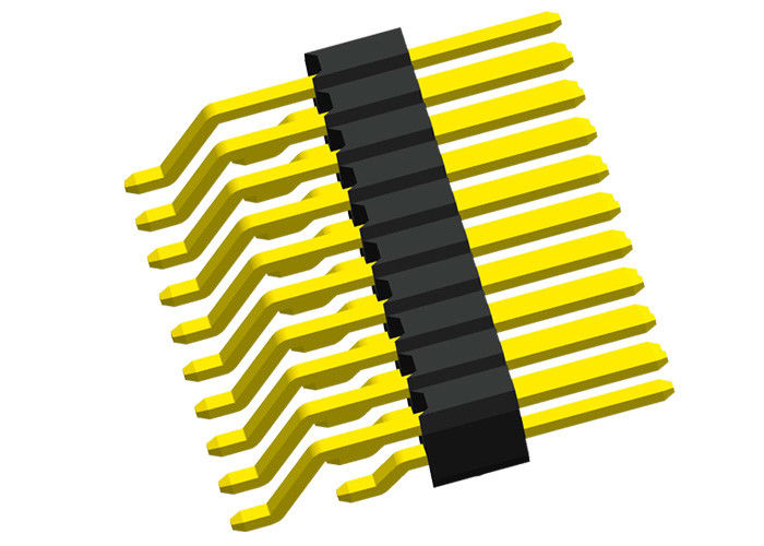 Tipo orizzontale il nero 1.27mm di SMT della doppia di fila intestazione di Pin dell'intestazione di Pin di 2x20