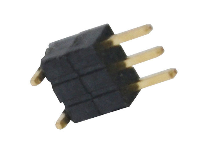 3 singolo tipo verticale di SMT del supporto del connettore 1.27mm dell'intestazione di fila di Pin