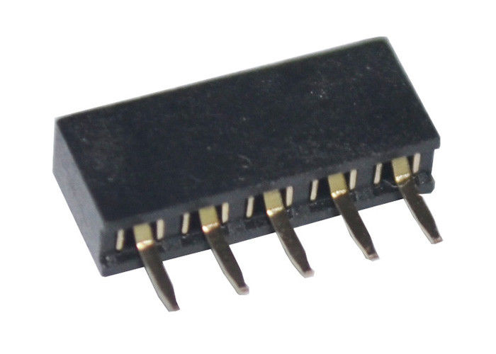 Tipo diritto nero singolo Pin del passo 5 di fila 2mm del connettore femminile dell'intestazione