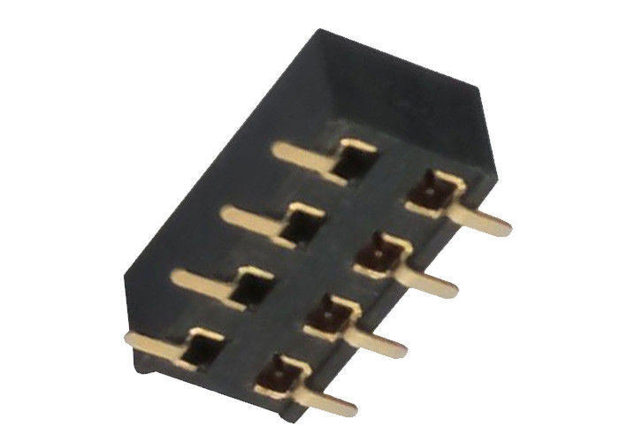 90 intestazione femminile di Pin del supporto della superficie di SMT di fila del doppio dell'intestazione Connector2.54 millimetri di Pin di grado