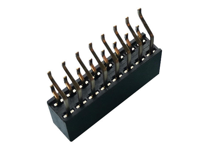 Tipo femminile 16 Pin del connettore 2.54mm SMT dell'intestazione di doppia fila orizzontale