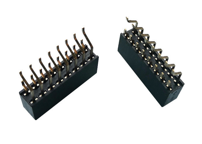 Tipo femminile 16 Pin del connettore 2.54mm SMT dell'intestazione di doppia fila orizzontale