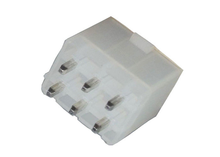 Passo del connettore 4.2mm del wafer di Pin di serie 6 della R, connettore terminale diritto dell'alloggio