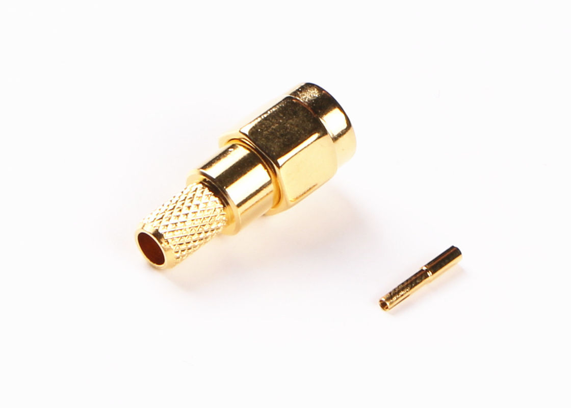 Connettore dell'antenna di impedenza 50Ω rf, connettore del supporto del pannello di SMA per spazio aereo