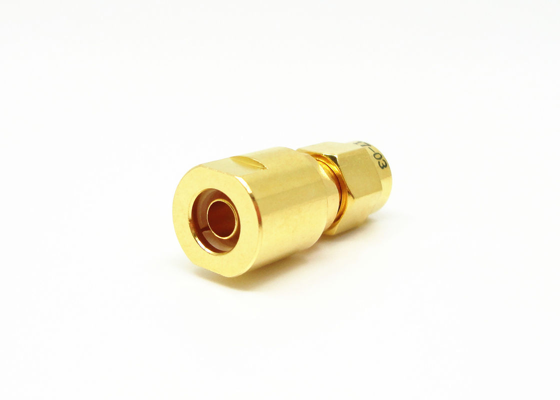 Connettore d'ottone del maschio SMA di mini dimensione per il cavo di LMR200 MF147B CXN3449