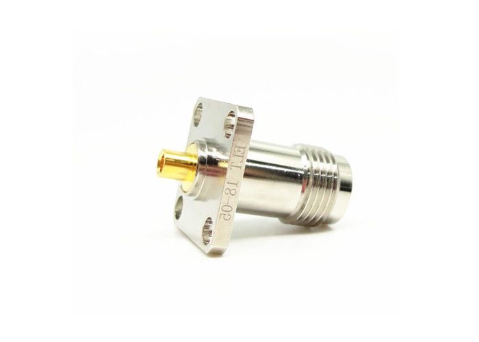 Quattro connettore 50Ohm femminile 11GHz del supporto TNC rf della flangia del foro per la microonda