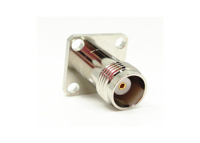 Quattro connettore 50Ohm femminile 11GHz del supporto TNC rf della flangia del foro per la microonda