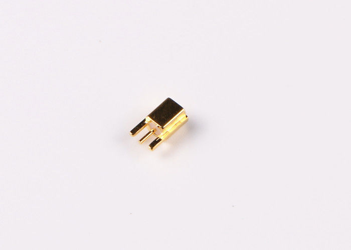 Connettore coassiale del cavo d'ottone del connettore della spina maschio MCX rf per il supporto del PWB