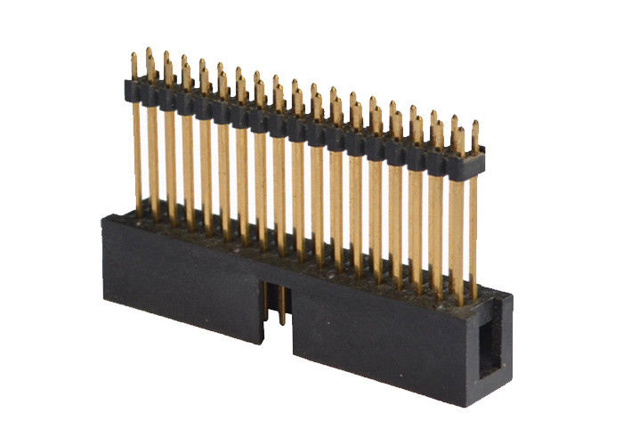 Connettore diritto d'ottone dell'intestazione dell'intestazione 2.54mm di Pin del contatto 18 per il bordo del PWB