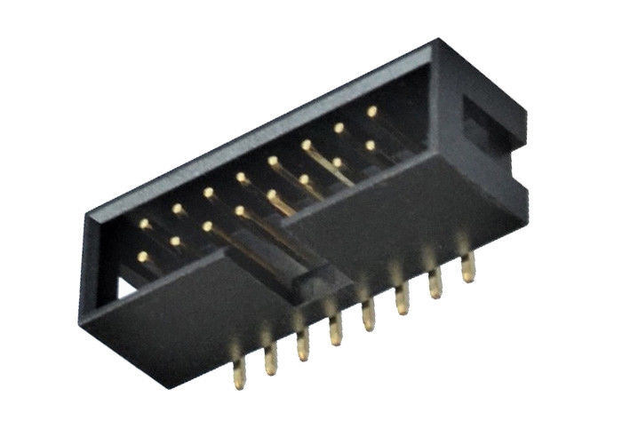 Tipo maschio PBT di SMT del passo del connettore 2.54mm dell'intestazione della scatola/materiale isolante di PA6T