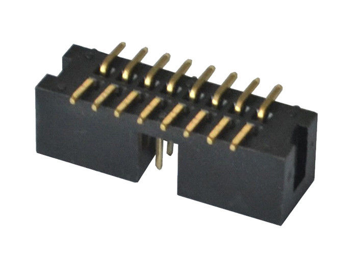 Tipo maschio PBT di SMT del passo del connettore 2.54mm dell'intestazione della scatola/materiale isolante di PA6T