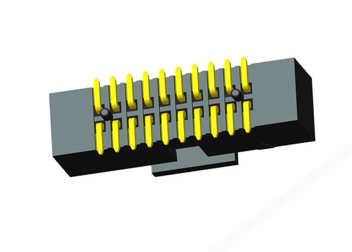 Tipo deposito per contatto del CAPPUCCIO di SMT dell'istantaneo dell'oro del passo del connettore 1.27mm dell'intestazione della scatola
