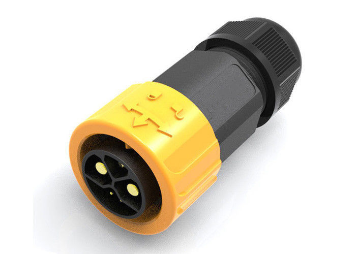 Spinta di IP67 M23 che chiude la guarnizione a chiave impermeabile maschio del silicone del connettore di cavo per fare pagare