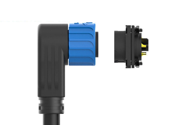 Spinta di IP67 M23 che chiude la guarnizione a chiave impermeabile maschio del silicone del connettore di cavo per fare pagare