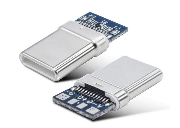 Scriva a C il micro connettore a macchina del Usb acciaio inossidabile Shell con la funzione dati/della tassa