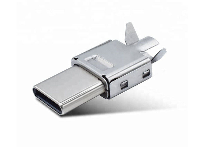 Rame del connettore di Pin USB C del maschio 24 con la prova completa di carico di funzione 100%