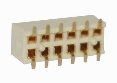 Tipo doppio passo di SMT di fila del connettore femminile del PWB del connettore dell'intestazione di 12 Pin di 2.0mm